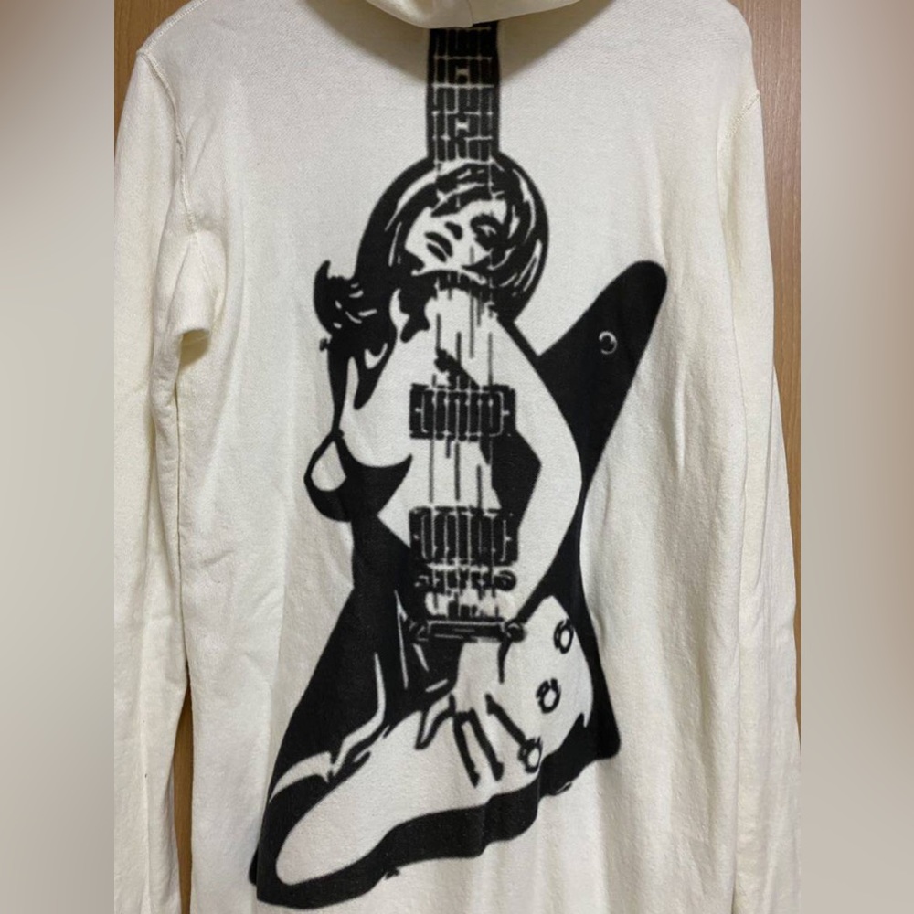 Hysteric glamour white hoodie